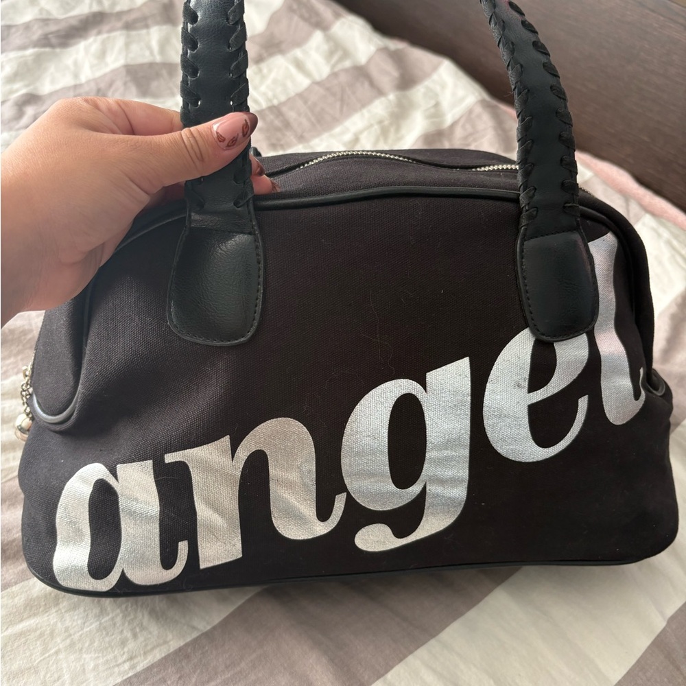 Victoria's Secret Black and White Satchel
